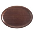 Dienblad Ovaal anti-slip Mahogany
