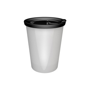 Beker dubbelwandig Safe To Go wit 250cc