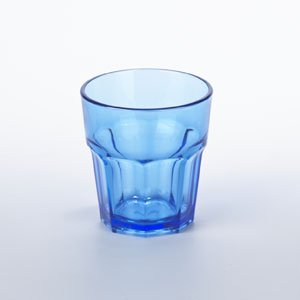 Bekerglas  PC helder blauw 200cc