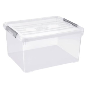 Voorraadbox Handy met deksel helder