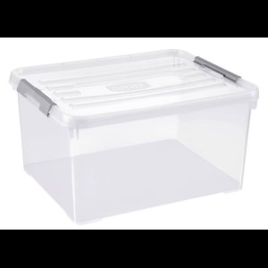 Voorraadbox Handy met deksel helder