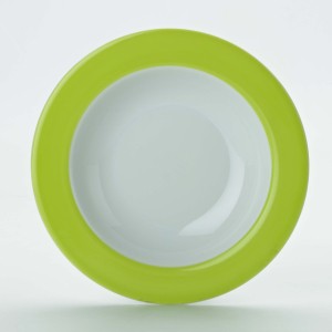 Bord diep groen 230mm *nieuw