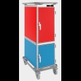 SDX Thermobox CE180 blauw+rood 4+8 x GN 1/1 Actief gekoeld + Electrisch verwarmd