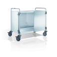 Serveerwagen open 2 bladen RVS SW 8x5-2