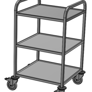 Serveerwagen 3 bladen Acino 3