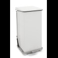 Industriële pedaalemmer wit 90L