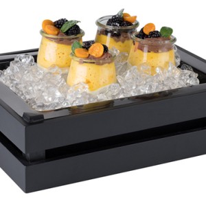 Kunststof inzet voor presentatiekrat GN 1/2 "Superbox"