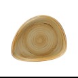 Bord plat organic Spot Garnet 240x195x20mm