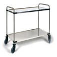 serveerwagen 2 plateaus
