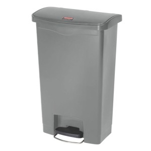 Pedaalemmer Front Step grijs, 50L