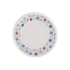 Bord plat met rand Ease Summer White Ø276mm
