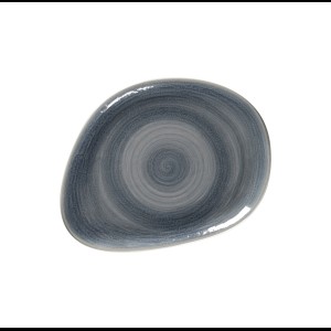 Bord plat organic Spot Jade 220x167x20mm