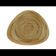 Bord plat organic Spot Garnet 317x266x25mm