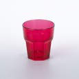 Bekerglas  PC helder rood 200cc