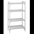 Stelling met 4 open schappen 400x1580x1800mm (dxbxh)