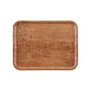 Dienblad Madeira Laminated Brown Olive 240x350mm