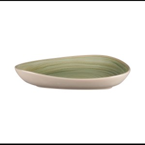 Bord diep organic Spot Emerald 240x196x45mm