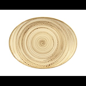 Schaal ovaal Twirl Beach 360x270mm