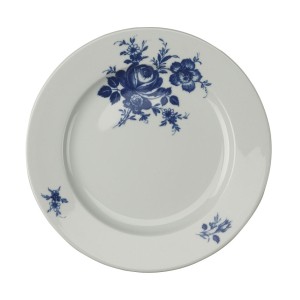 Bord XL wit Fleuri 230mm
