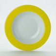Bord diep geel 230mm *nieuw