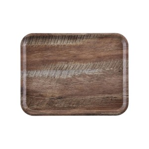 Dienblad Madeira Laminated Dark Oak 240x350mm