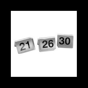 Tafelnummers 21 - 30