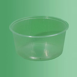 Saladebakje rond transparant 1000st