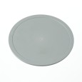 Etensschaal-deksel rond 170C grijs