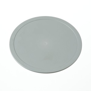 Etensschaal-deksel rond 170C grijs