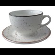 Kop cappuccino Rustic wit 300cc