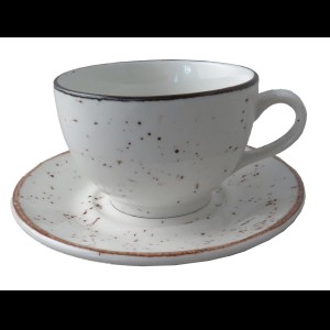 Kop cappuccino Rustic wit 300cc