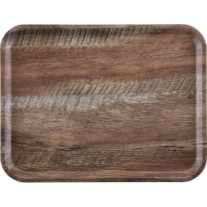 Dienblad Madeira Laminated Dark Oak 330x430mm