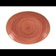 Schaal ovaal Twirl Coral 360x270mm