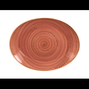 Schaal ovaal Twirl Coral 360x270mm