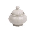 Suikerpot met deksel Fleuri relief uni