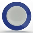 Bord met brede rand Blauw 265mm