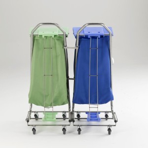 Linnenwaszakhouder blauw