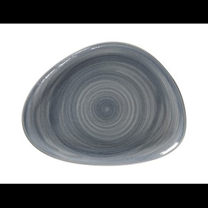 Bord plat organic Spot Jade 326x250x25mm