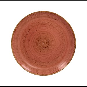 Coupebord plat Twirl Coral Ø270mm
