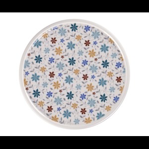 Bord plat coupe Ease Summer White Ø317mm
