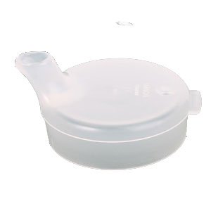 Tuitbeker-deksel transparant, opening 4mm