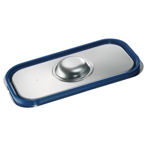 Gastronormdeksel 1/3 voor beugelgreep met afdichtrand GDD-B