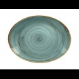 Schaal ovaal Twirl Lagoon 360x270mm