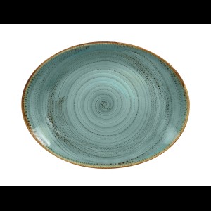 Schaal ovaal Twirl Lagoon 360x270mm