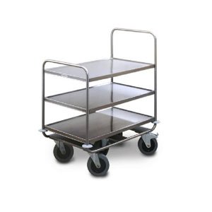 Serveerwagen 3 bladen SSW10x6-3 Ergonomisch, zware uitvoering