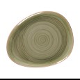 Bord plat organic Spot Emerald 280x226x22mm