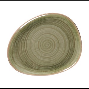 Bord plat organic Spot Emerald 280x226x22mm