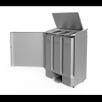 Pedaalemmer Green RVS 3x60L