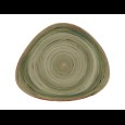 Bord plat organic Spot Emerald 317x266x25mm