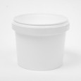 Emmer z/d disposable konisch wit